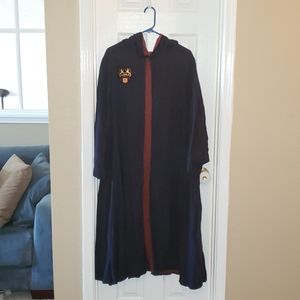 Long hooded wizard cloak
